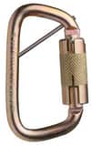 Werner 3/4in Gate Opening Steel Self-Locking 3600lb Gate Carabiner WA100301 at Pollardwater