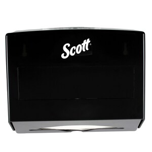 Folded Towel Dispenser in Smoke Grey