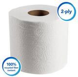 Scott® Scott® 4 x 4-1/10 in. Standard Bathroom Tissue Roll in White (Case of 80) K13217 at Pollardwater