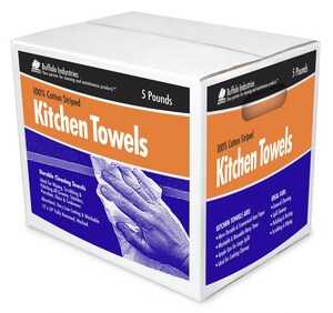 10 in. Towel in White