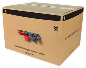 50 lbs. Sweatshirt Colored Rags Box