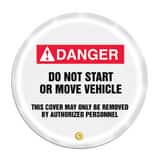 Accuform 16 Wheel Cover DNGR DO NOT MOVE VEH AKDD715 at Pollardwater