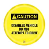 Accuform 20 Wheel Cover DISABLED VEH DO NOT OP AKDD728 at Pollardwater