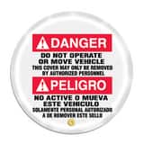 Accuform 24 Wheel Cover DNGR DO NOT OP MOVE VEH AKDD733 at Pollardwater