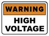 Accuform Signs 14 x 10 in. Aluminum Sign - WARNING HIGH VOLTAGE AMELC326VA at Pollardwater