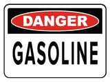 Accuform Signs 14 x 10 in. Aluminum Sign - DANGER GASOLINE AMCHL245VA at Pollardwater