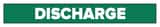 Accuform Signs Discharge Pipe Marker in Green ARPK265SSA at Pollardwater