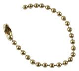 AccuformNMC 4-1/2 in. Brass Beaded Chain 100/Pk AHTL604 at Pollardwater