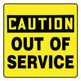 Accuform Signs 10 in. Label - Out of Service APFC636 at Pollardwater