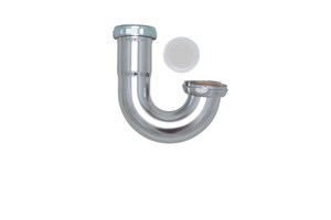1-1/2 in. Brass J-Trap, 20 Gauge