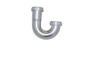1-1/2 in. Brass J-Trap, 17 Gauge