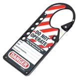 Master Lock LABELED SNAP On HASP Black M427BLK at Pollardwater