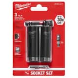 Milwaukee® ShockWave™ 9-21/25 in. Drain Thin Wall Deep Impact Socket M49664417 at Pollardwater