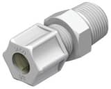 United States Plastic 1/4 x 1/8 in. Tube x MPT  Polypropylene Coupling U61087 at Pollardwater