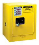 Justrite Sure-Grip® EX Manual Close Wall Mount Safety Cabinet J890400 at Pollardwater