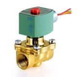 Asco Pneumatic Controls Series 210 1-1/4 in. NPTF Brass Solenoid Valve A8210G008 at Pollardwater