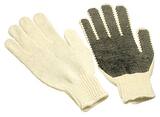 Seattle Glove LG COTT GLV WHIT W/ BLAC DOT SS0316DL at Pollardwater