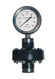 2-1/2 in 100 psi 1/2 in. FNPT Seal Pressure Gauge Assembly KKC201L25100DSPVCV at Pollardwater