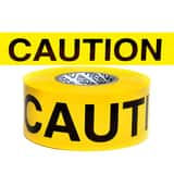 Presco 3 in. x 1000 ft. 4 mil Plastic Caution Safety Barrier Tape in Yellow PB3104Y16 at Pollardwater