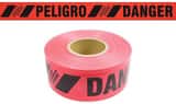 Presco 3 in. x 500 ft. 7 Mil Danger Barrier Tape in Red PBR35XR21 at Pollardwater