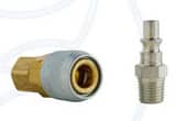 Hydro Flow Products 1/4 in. MNPT x FNPT Steel Quick Disconnect Coupling HQDCOUP at Pollardwater