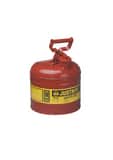 Justrite Type I Safety Can Type I 2 gal with Self Close Lid J7120100 at Pollardwater