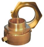 Service Brass Fittings 2-1/2 x 2 in. FNST x MNPT Swivel Adapter S072PF250AM200BNL at Pollardwater