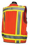 WOV TWO TONE SAF VEST CL2 ORAN MED RADSV552ZODM at Pollardwater
