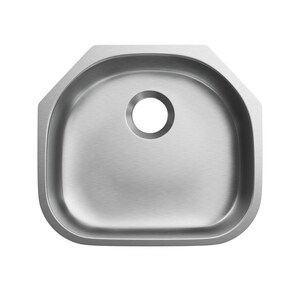 23-3/16 in. Undermount Stainless Steel Single Bowl Kitchen Sink