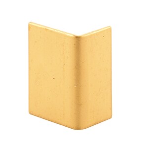1-1/8 in. Self Adhesive Edge Door Guard in Polished Brass 5 Pack