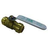 FNW® Figure X485A Brass Full Port Push 200# Ball Valve FNWX485AD at Pollardwater