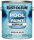 Rust-oleum 1-Gang Acrylic Pool Paint in Marlin Blue R269357