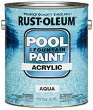 Rust-oleum 1-Gang Acrylic Pool Paint in Aqua R269359