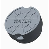 PROSELECT® 5-1/4 in. Cast Iron Valve Box Lid IVBLIDW at Pollardwater