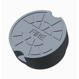 PROSELECT® 5-1/4 in. Cast Iron Valve Box Lid IVBLIDF at Pollardwater