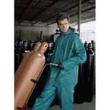 MCR Safety Dominator Series Chemical Resitant PVC 2-Piece Rainwear in Green, Large R3882L at Pollardwater
