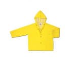 Tingley DuraScrim™ Size 4X Plastic Hooded Jacket in Yellow TJ561074X at Pollardwater