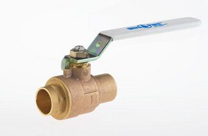 3/4 in. Bronze Full Port Solder 600# Ball Valve