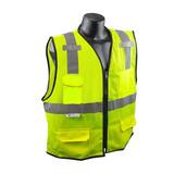 Radians Radwear® Size XXXXL/XXXXXL Safety Vest in Hi-Viz Green RSV7E2ZGM4X5X at Pollardwater