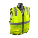 Radians Economy Surveyor Mesh Safety Vest Class 2 Hi-Viz Green S/M RSV7E2ZGMSM at Pollardwater