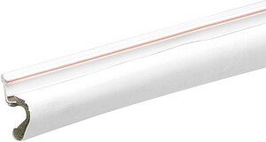 1 in. x 7 ft. Door Seal in White