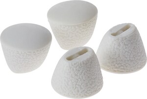 2 x 1-1/2 in. Kitchen Sink Rack Feet in White