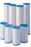 Harmsco Calypso Blue™ 20 Micron 4-1/2 in. X 9-3/4 in. Premium Filter Cartridge HARHB1020W at Pollardwater