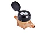 Zenner Model PMN 1 in. Male Meter Union Water Meter - Cubic Foot ZPMN07CFXPPB at Pollardwater