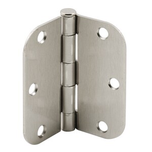 3-1/2 in. Steel Butt Hinge in Satin Nickel (Pack of 10)