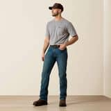 Ariat® Rebar® M4 Relaxed DuraStretch Basic Boot Cut Jean in Carbine, Size 29x34 A100162212934 at Pollardwater
