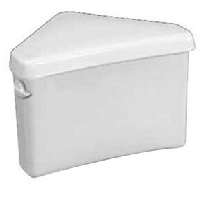 1.6 gpf Toilet Tank in White with Left-Hand Trip Lever