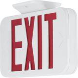 Progress Lighting Battery Back Up LED Exit Sign Red Letters PPETPEUR30 at Pollardwater