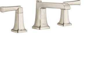 Two Handle Widespread Bathroom Sink Faucet in Brushed Nickel