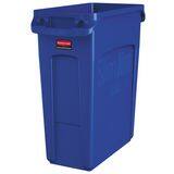 Rubbermaid Slim Jim® 11 x 25 x 22 in. 16 gal Plastic Container in Blue N1971257 at Pollardwater